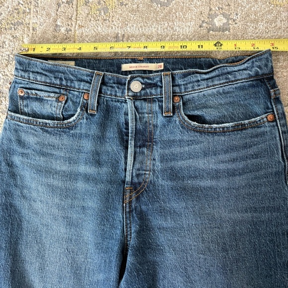 Levi’s Wedgie Straight Jeans Size 28 - Picture 9 of 11